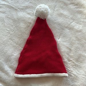 Janie and Jack knit Santa hat